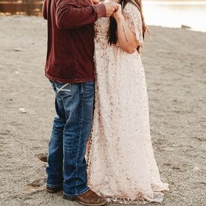 Baltic Born Marseille Embossed Maxi Dress